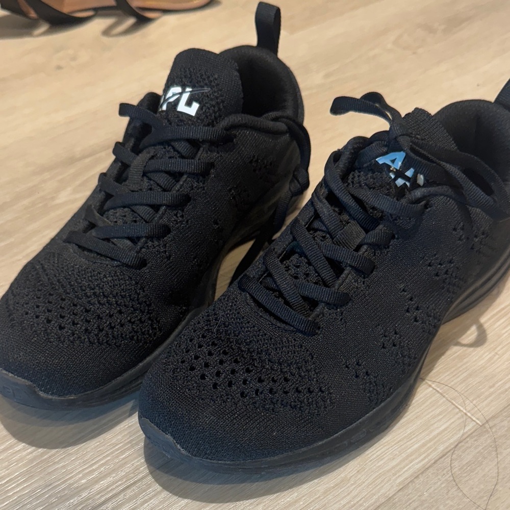 APL Black Athletic Knit Shoes